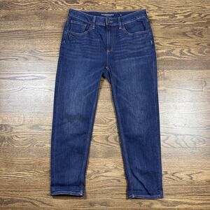 Chico's Women's Straight Leg Jeans - Dark Blue